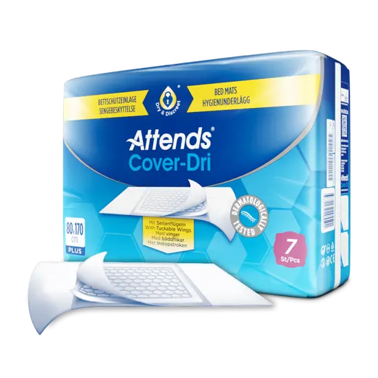 9295_PODLOZKA ATTENDS COVER-DRI PLUS 80X170 CM 7 KS